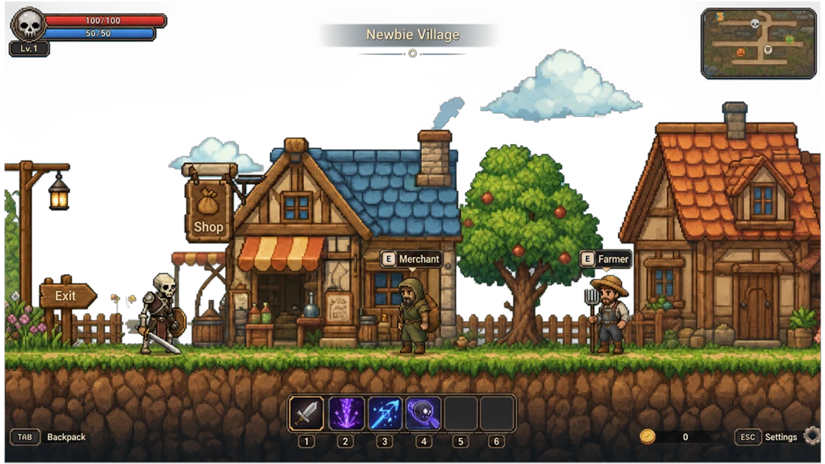 Same-size English UI result after Image Translate, with cleared background showing as transparency