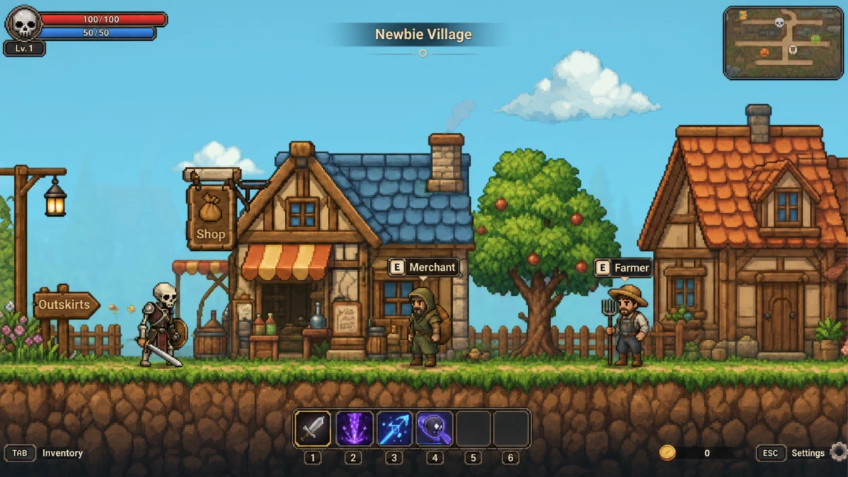 UI-dense game bitmap used as the Extract UI Elements source
