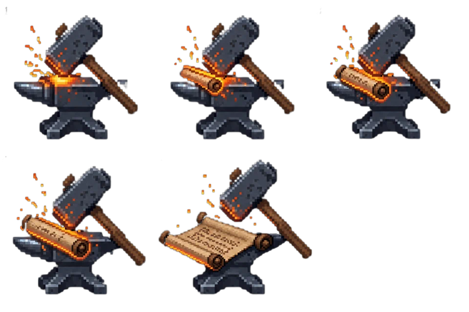 Final transparent sprite sheet ready for engine use