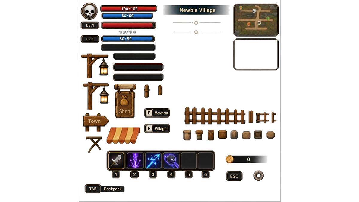 English UI bitmap after Image Translate, background removed