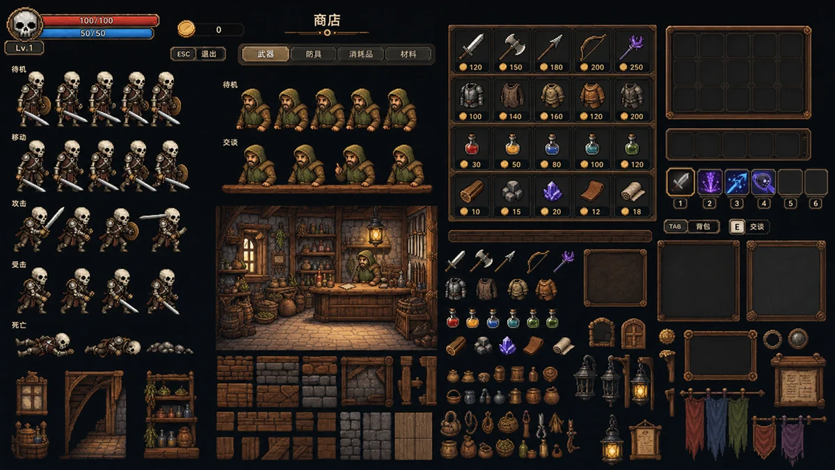 Pure AI extraction produced extra multi-frame state sheets when only a single character portrait was needed